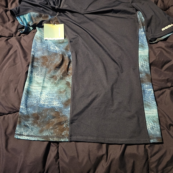 Seadoo Other - Sea-Doo NWT Men's Rashguard Blue Tee with Mesh Sides size large